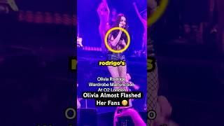 Olivia Rodrigo Had A Wardrobe Malfunction
