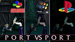 BEST Port of Clock Tower?  SNES vs PS1 vs Win95 Comparison  Port vs Port