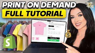 How to Start Print on Demand STEP BY STEP FREE COURSE