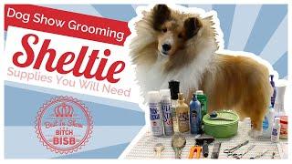 Dog Show Grooming How to Groom a Sheltie & The Supplies You Need