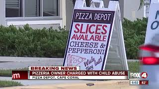 Pizza shop arrested for child abuse