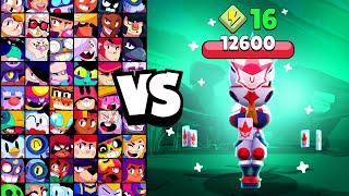 URBAN NINJA TARA vs ALL BRAWLERS With 16 POWER-UPs  Brawl Stars