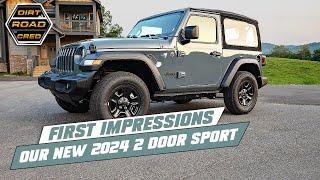 Our NEW 2024 Jeep Wrangler 2 Door Sport