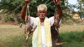 how to cook crane bird curry by Grandpa  Crane Curry Making in Village Style  #foodinfo