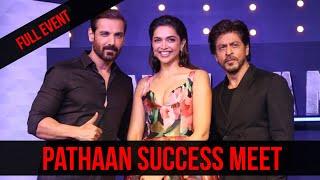 Shah Rukh Khan Deepika-John at Pathaan Success Meet- 545 crore tehelka at box office