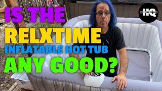 Relxtime Inflatable Hot Tub Complete review unboxing and set up
