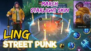 LING STREET PUNK  MARCH STARLIGHT SKIN  MOBILE LEGENDS