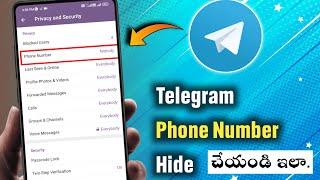 how to hide phone number in Telegram  Telegram privacy settings