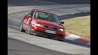 Audi A4 B5 1.8T Quattro does the Nürburgring Nordschleife