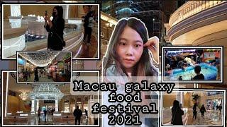 food festival at MACAU GALAXY  serunya pasar malam di macau china 