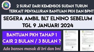 2 Surat edaran terkait pencairan pkh dan bpnt ads saldo masuk di bank bri dan bni hari ini