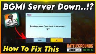 Bgmi Server Down  How To Fix Bgmi Server Problem - Brutus Gaming