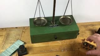 Vintage Kassoy Jewelers Balance Scales weights and tools