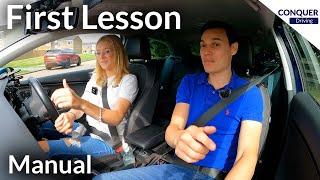 Beginners First Driving Lesson. Harder or Easier than Expected?