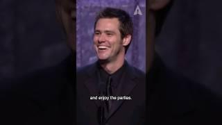 Jim Carreys OSCARS SPEECH is Hilarious #shorts #viral #jimcarrey