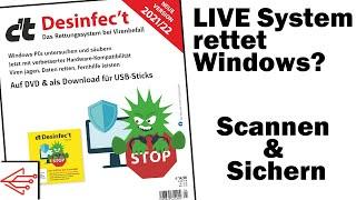 Windows von Viren befreien mit CT Desinfect live ISO? OpenThreat Scanner Thor Lite & AntiVirus