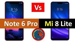 Xiaomi Redmi Note 6 Pro Vs Xiaomi Mi 8 Lite Full Details Specification base Overall Comparison