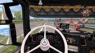 Euro Truck Simulator 2 v1.38 - Scania R NextGen Reworked Tuning V8 Sound 770hp + Skin + Interior