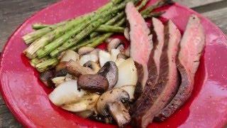 Camp Cooking With Zippo Grilled Flank Steak