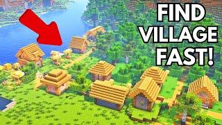 How to Find a VIllage in Minecraft BedrockJava - EASILY