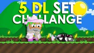 5 DL SET CHALLENGE *efsane set* │Growtopia Türkçe