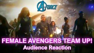 Female Avengers Team Up EPIC Audience Reaction - Avengers Endgame