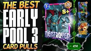 Top 20 BEST Cards to Pull EARLY in Pool 3 That Give A HUGE Advantage  Marvel Snap