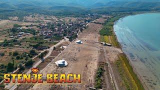 Stenje Beach Prespa Lake Macedonia Summer 2024 【DRONE VIDEO】  Стење Преспанско Езеро Лето