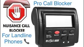 Call blocker for landline phones.End nuisance calls Demo & Review
