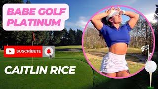 Babe Golf - Caitlin Rice - Half of golf is fun  ️