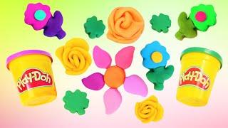 Oyun hamuru etkinlikleri. Play doh videoları. Çiçek yapıyoruz. Hamur oyunları