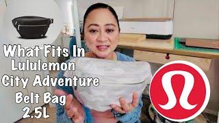 What Fits In Lululemon City Adventure Belt Bag  Try On  Quick Review