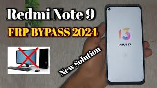 Redmile Note 9 Frp Bypass 2024  Redmi Note 9 Google Account Bypass  Without Computer