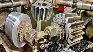 How To make Gear From Hard steel Amazing Process of Making Steel Gear