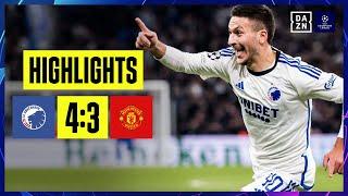 FC Kopenhagen - Man United  UEFA Champions League  DAZN Highlights