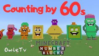 Counting by 60s Song Numberblocks Minecraft  Skip Counting by 60s  Math and Number Song for Kids