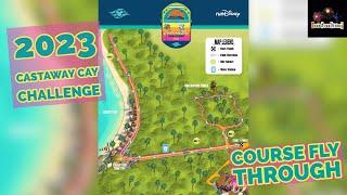 2023 runDisney Castaway Cay Challenge Course Flyover