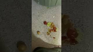 crushing grapes while at work  #asmr #foodcrush #crushing #crushgodess