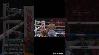 Shu Shu Carrington destroys Chambers#boxing #entertainment #sports