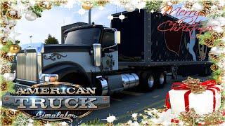 American Truck Simulator Christmas Reflections Event Cruising Texas Vanilla Gameplay