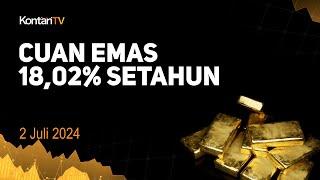 Cuan 1802% Setahun Harga Emas Antam Hari Ini Naik 2 Juli 2024 KONTAN News