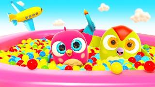 Hop Hop the Owlfinds surprise eggs for kids Funny baby cartoons for kids & baby videos.