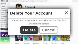 How To Delete Roblox Account Permanently - Full Guide