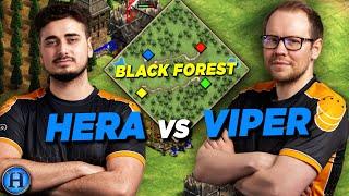 Hera vs TheViper On 1v1 Black Forest  AoE2