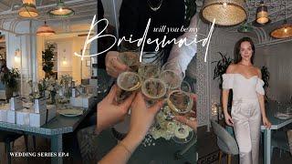 Bridesmaid Proposal Brunch  WHATS IN MY $650 BOXES & their reactions wedding series ep. 4 vlog