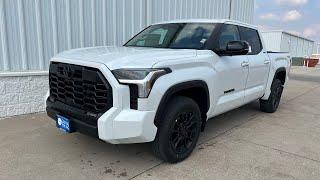 2024 Toyota Tundra Limited Wind Chill Pearl With Boulder Interior