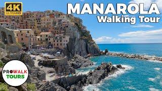 Cinque Terre Italy Walking Tour - Manarola 4K with Captions by Prowalk Tours