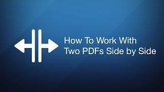 How to work with two PDFs side by side — Split View Mode