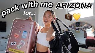 PACK WITH ME FOR ARIZONA  Nicole Laeno