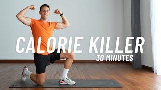 30 MIN CALORIE KILLER HIIT WORKOUT - Full body Cardio No Equipment No Repeat